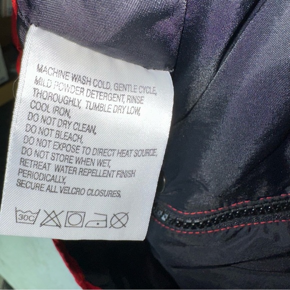 Vintage The North Face Hydroseal Red Black Ski Jacket Men's L Waterproof Y2K - Picture 10 of 11